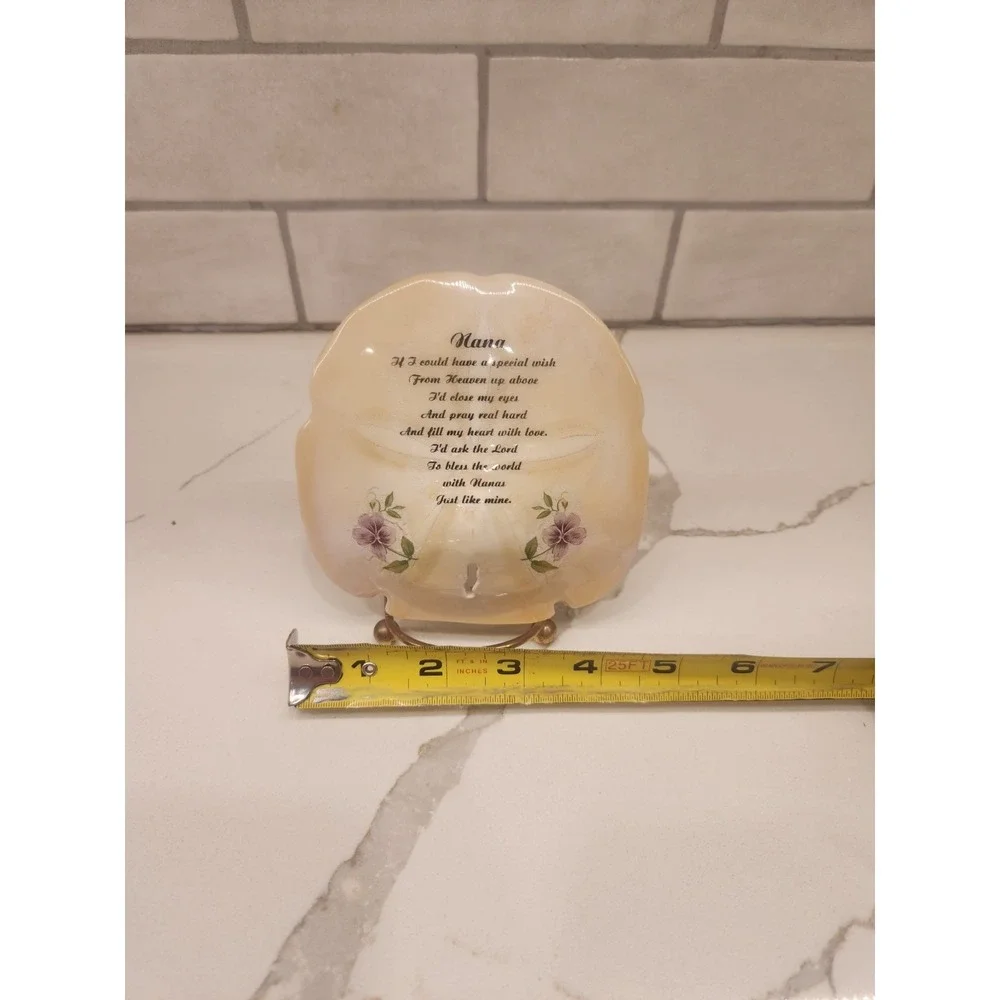 Vintage‎ Sand Dollar Shell Nana Grandma Music Box Plays 